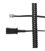 JPL BL-04+P kabel pro náhlavky s QD konektorem do RJ9 portu telefonů