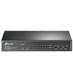 TP-Link CCTV switch TL-SF1009P (8x100Mb/s, 1x100Mb/s uplink, 8xPoE+, 65W, fanless)