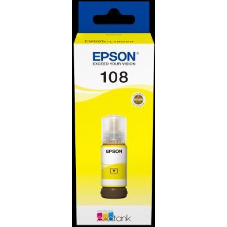 EPSON 108 EcoTank Yellow ink bottle