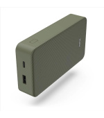 Hama Colour 20, powerbanka 20000 mAh, 3 A, výstup: USB-C, USB-A, zelená