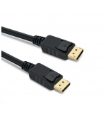 PREMIUMCORD Kabel DisplayPort 1.4 přípojný kabel M/M, zlacené konektory, 5m