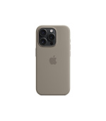 APPLE iPhone 15 Pro Silicone Case with MagSafe - Clay