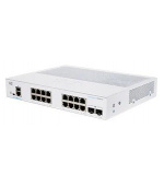 Cisco switch CBS250-16T-2G (16xGbE,2xSFP,fanless) - REFRESH