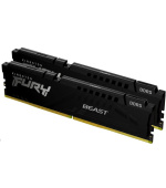 KINGSTON DIMM DDR5 64GB (Kit of 2) 5200MT/s CL40 FURY Beast Černá