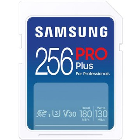 Samsung/SDXC/256GB/USB 3.0/USB-A/Class 10/+ Adaptér/Modrá