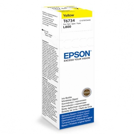 Epson T6734 Yellow ink 70ml  pro L800