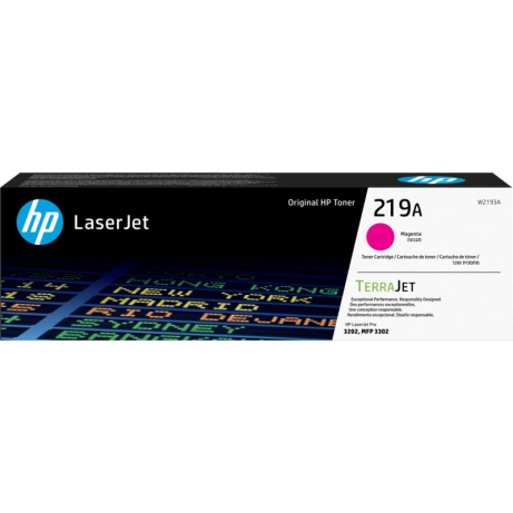 HP 219A, Purpurová orig. toner. kazeta, W2193A