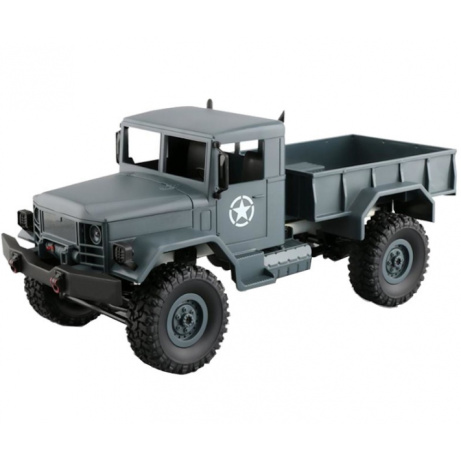 RC auto MILITARY TRUCK - šedá