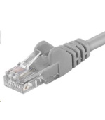 PremiumCord Patch kabel UTP RJ45-RJ45 CAT6 50m šedá