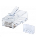 Intellinet konektor RJ45, Cat6, UTP, 15µ, drát, 90 ks v nádobě