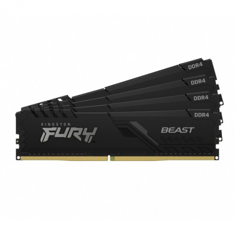 Kingston FURY Beast/DDR4/16GB/2666MHz/CL16/4x4GB/Black