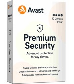 _Nová Avast Premium Security Multi-Device 1 licence na 12 měsíců (až na 10 PC )