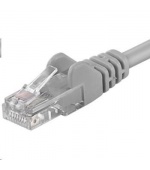 PREMIUMCORD Patch kabel UTP RJ45-RJ45 CAT5e 2m šedá