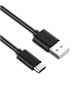 PremiumCord Kabel USB 3.1 C/M - USB 2.0 A/M, rychlé nabíjení proudem 3A, 2m, černá