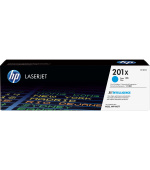 HP 201X High Capacity Cyan LJ Toner Cartridge, CF401X (2,300 pages)