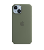 iPhone 14+ Silicone Case with MagSafe - Olive