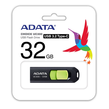 ADATA UC300/32GB/USB 3.2/USB-C/Černá