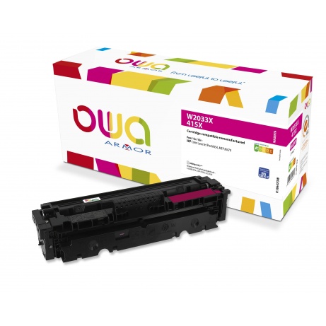 OWA Armor toner kompatibilní s HP W2033X, 415X, 6000st, červená/magenta