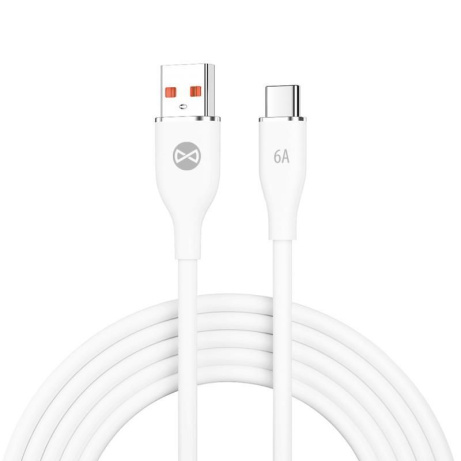 Datový kabel Forever USB/USB-C 1m 66W bílý