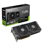 ASUS VGA NVIDIA GeForce RTX 4070 SUPER DUAL OC 12G, 12G GDDR6X, 3xDP, 1xHDMI