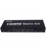 PremiumCord HDMI matrix switch 4:2,s audiem, rozlišení 4Kx2K