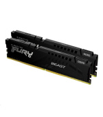 KINGSTON DIMM DDR5 64GB (Kit of 2) 5200MT/s CL36 FURY Beast Černá EXPO