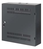 Intellinet Low-Profile 19" Cabinet, 4U Horizontal and 2U Vertical Rails, nástěnný rozvaděč, černý