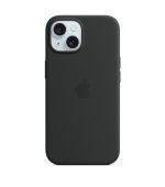 iPhone 15 Silicone Case with MagSafe - Black