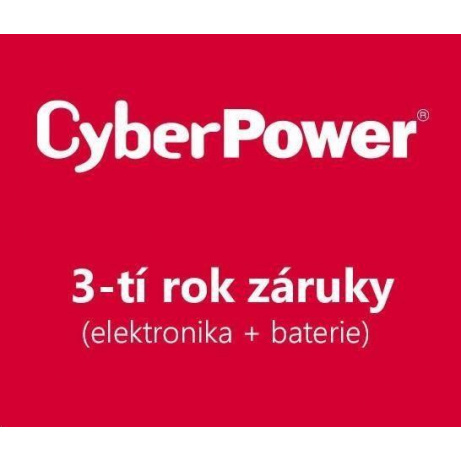 CyberPower 3. rok záruky pro OL6KERTHD