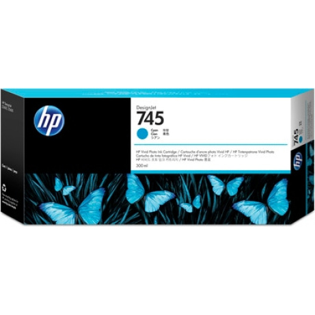 HP 745 300-ml Cyan Ink Cartridge