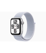 Apple Watch SE/44mm/Silver/Sport Band/Blue Cloud