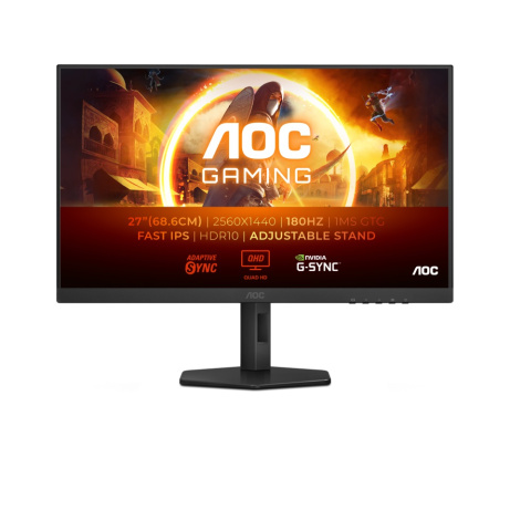 AOC AGON/Gaming Q27G4XF/27"/IPS/QHD/180Hz/1ms/Black/3R