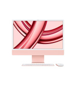 APPLE 24-inch iMac with Retina 4.5K display: M3 chip with 8-core CPU and 10-core GPU, 256GB SSD - Pink