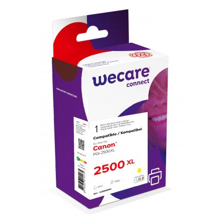 WECARE ARMOR ink kompatibilní s CANON PGi-2500XLY, žlutá/yellow