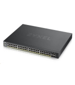 Zyxel XGS1935-52HP, 52 Port Lite-L3 Smart Managed PoE Switch, 48x Gigabit PoE and 4x 10G SFP+, hybrid mode