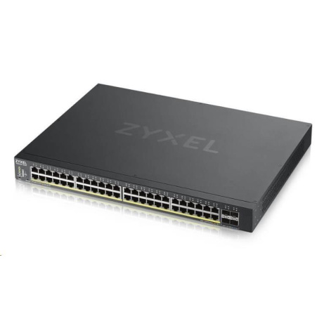 Zyxel XGS1935-52HP, 52 Port Lite-L3 Smart Managed PoE Switch, 48x Gigabit PoE and 4x 10G SFP+, hybrid mode