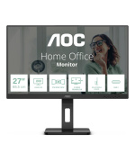 AOC MT IPS LCD WLED 27" Q27P3CV - IPS panel, 2560x1440, 350cd, 2xHDMI, DP, USB-C, 4x USB 3.2, repro, pivot