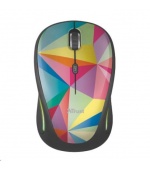 TRUST Myš Yvi Wireless Mouse USB, geometrics