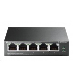 TP-Link switch TL-SF1005LP (5x100Mb/s, 4xPoE, 41W, fanless)