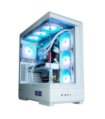 ZALMAN case P50 DS, Mid Tower, ATX, 2xUSB 3.0, 1xUSB-C, 4x 120mm ARGB Fan, Boční display, bílá