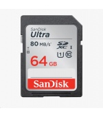 SanDisk SDXC karta 64GB Ultra (100MB/s Class 10 UHS-I)