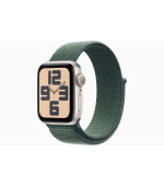 Apple Watch SE/40mm/Starlight/Sport Band/Lake Green