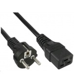 PremiumCord kabel síťový k počítači 230V 16A 3m  IEC 320 C19 konektor