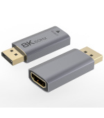 PremiumCord adaptér DisplayPort - HDMI, 8K@60Hz, 4K@144Hz Male/Female, pozlacené konektory