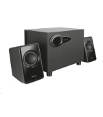 BAZAR - TRUST Reproduktory 2.1 Avora Subwoofer Speaker Set - black - Poškozený obal (Komplet)