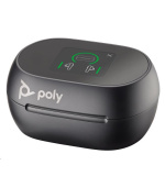 Poly Voyager Free 60+ bluetooth headset, BT700 USB-A adaptér, dotykové nabíjecí pouzdro, černá