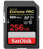 SanDisk SDHC karta 256GB Extreme PRO (300 MB/s, Class 10, UHS-II U3 V90)