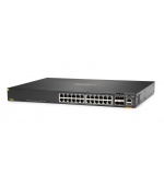 HPE Aruba Networking CX 6300F 24-port 1GbE Class 4 PoE and 4-port SFP56 Switch