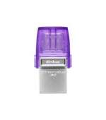 Kingston Flash Disk 64GB DataTraveler microDuo 3C 200MB/s dual USB-A + USB-C