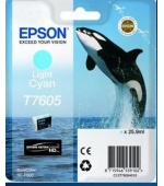 EPSON ink bar ULTRACHROME HD "Kosatka" - Light Cyan - T7605 (25,9 ml)